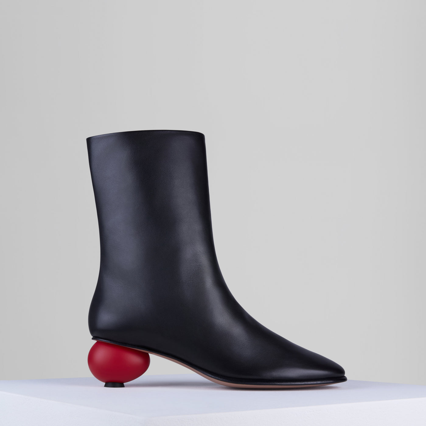 이미지를 갤러리 뷰어에 로드 , Egg Boots in Nero Rosso